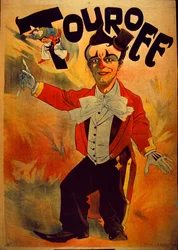 Touroff - cartaz francês do circo, 1890